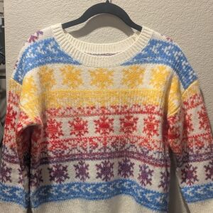 Old Navy Multicolor Patterned Women's Sweater